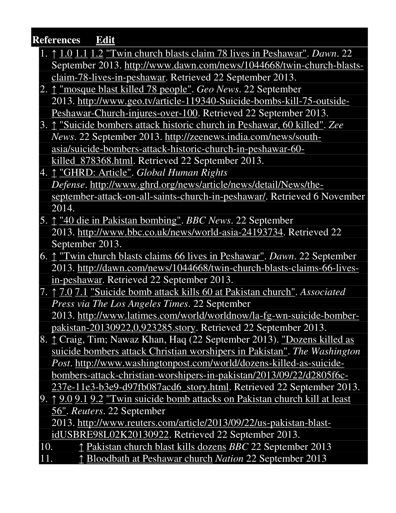 evidences of attack 22 sept 2013 18